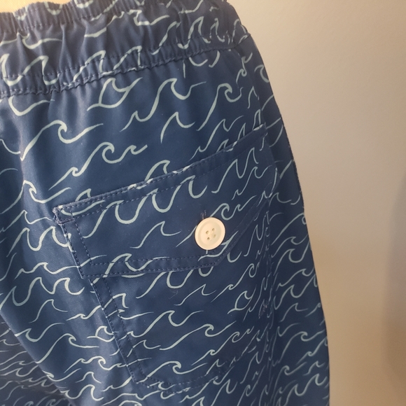 New! J.Crew Factory Blue Swim Trunks XL - Picture 5 of 9